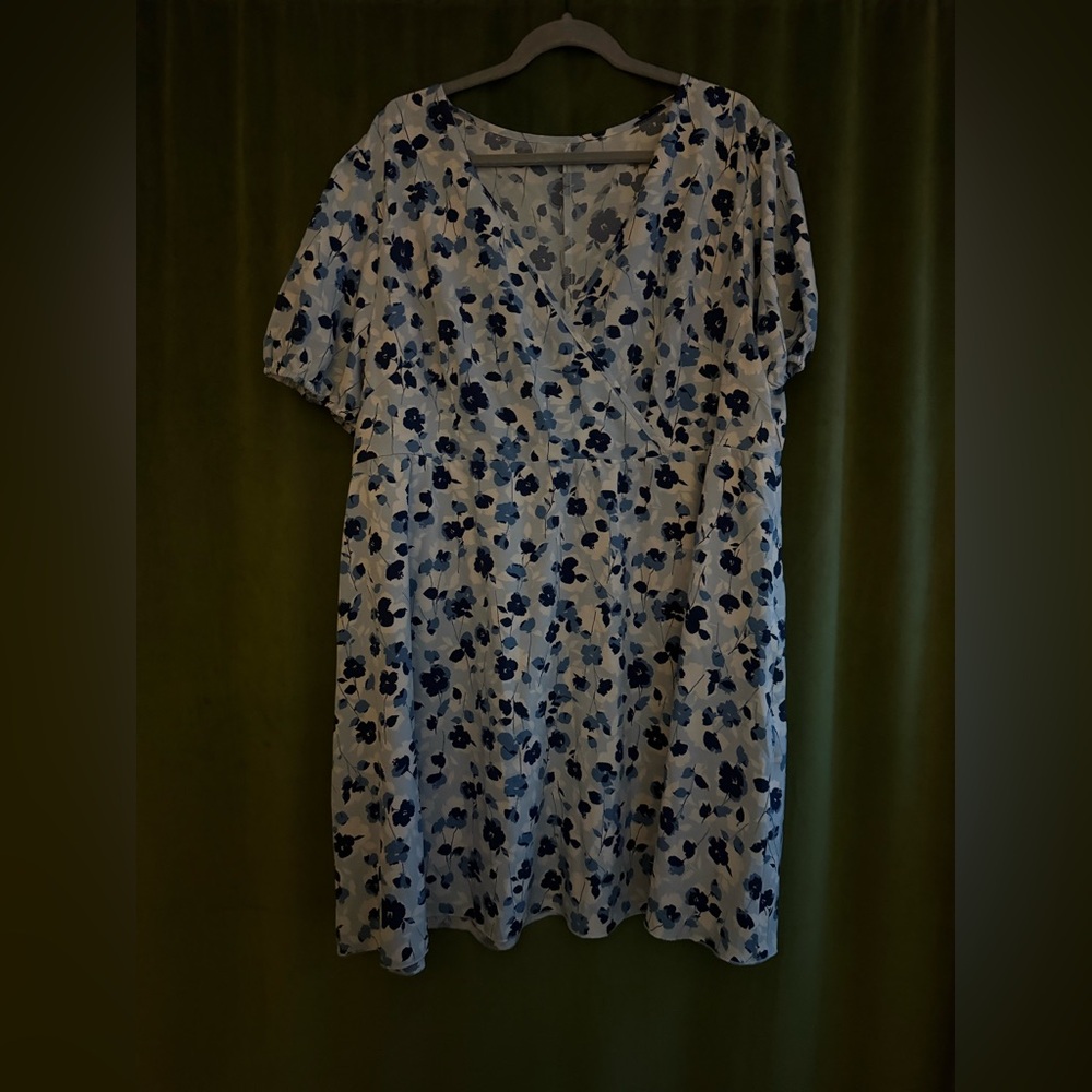 Blue Floral Dress